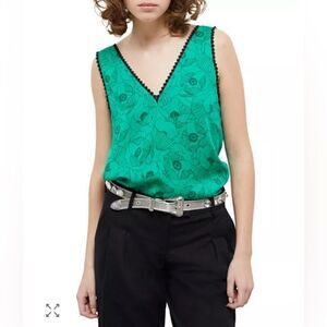 THE KOOPLES Poppy V Neck Top